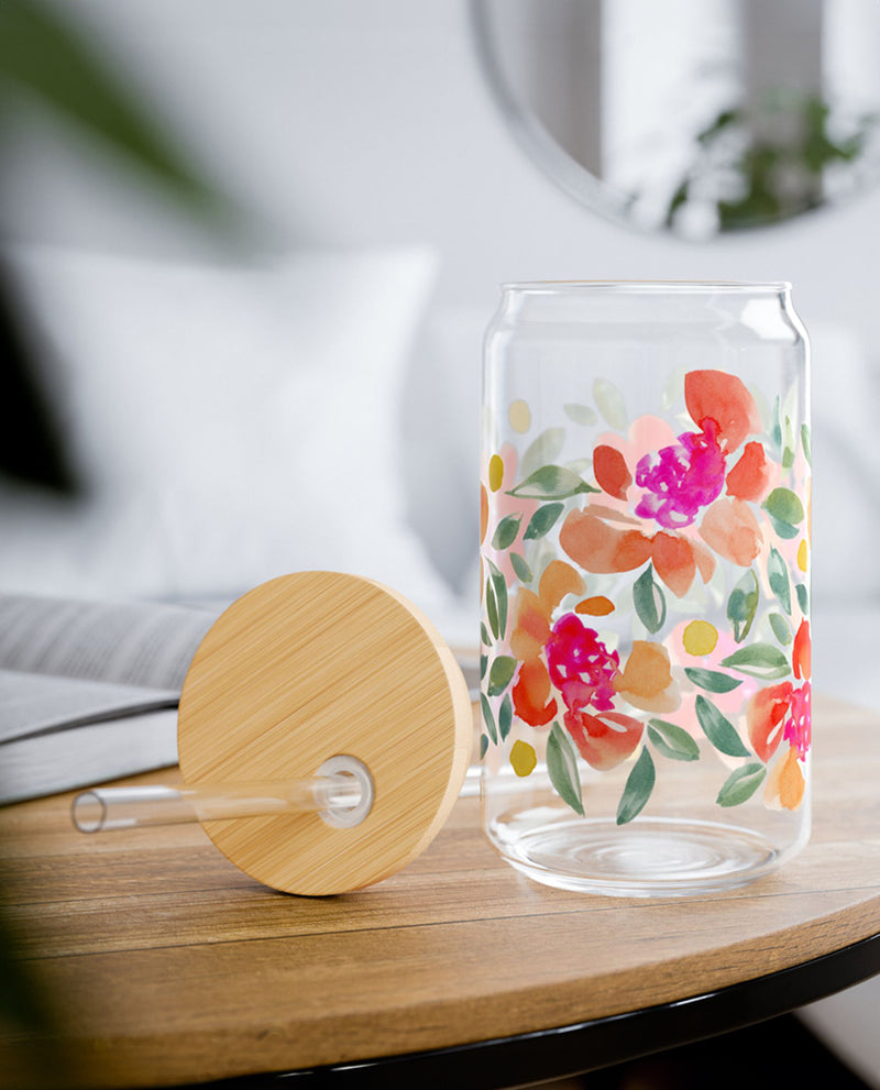 Sipper Glass, 16oz | Charlie's Smile