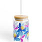Sipper Glass 16oz | Orchid Bloom
