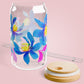 Sipper Glass 16oz | Orchid Bloom