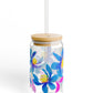 Sipper Glass 16oz | Orchid Bloom
