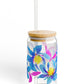 Sipper Glass 16oz | Orchid Bloom